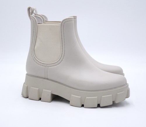Size 7 - Jeffery Campbell Platform Lug Sole Chelsea Rain Boot - Picture 3 of 8