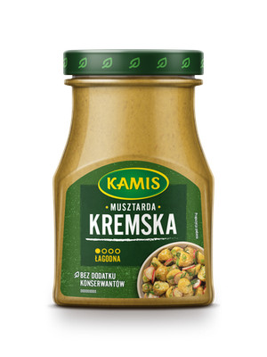 5900084237895 Kamis Musztarda kremska 185 g McCormick Polska S.A.