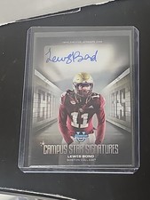 Lewis Bond Bowman Chrome U Campus Star Signatures Auto Autograph