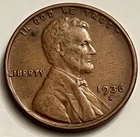 1936-S Lincoln Wheat Cent Penny XF San Francisco BN1212