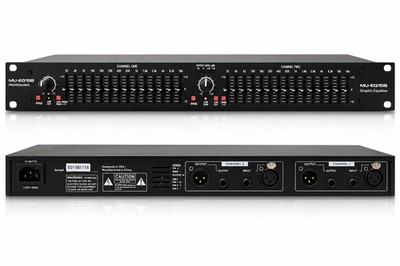 Graphic Equalizer for Home Audio 15 Band Stereo Equalizer Rack Mount EQ Digit...