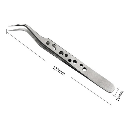 Titanlegierung Mikroskoppinzette - Feine 0,15mm Spitze Für Handy Reparatur & Elektronik