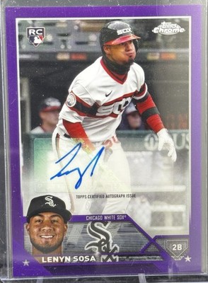 Lenyn Sosa - 2023 Topps Chrome - #AC-LSO Purple Refractor /250