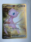 Pokémon Mew EX Gold TCG 205/165 SV 151 Scarlet & Violet Hyper Rare Holo