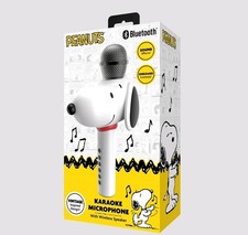 Limited Edition Peanuts Snoopy Bluetooth Speaker And Karaoke Microphone