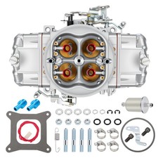 Mechanical Secondary Carburetor 4-barrel Silver For Br-67202 950 Cfm Aluminum Mechanical Secondary Carburetor 4-barrel Silver For Br-67202 950 Cfm Aluminum