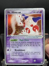 Mr. Mime ex 111/112 Holo NM EX FireRed LeafGreen Pokémon Card Swirl on eBay