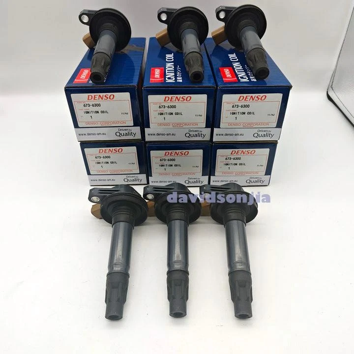 6x 673-6300 DG-549 Denso Ignition Coils BL3Z-12029-C For Ford F150 Explorer 3.5L — 第 2/4 张图片
