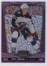 2024-25 O-Pee-Chee Platinum Violet Pixels 12/299 Kent Johnson #108 18fy