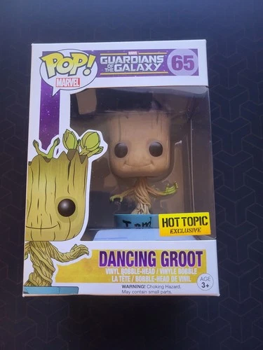 Funko Pop! Marvel Guardians of the Galaxy Dancing Groot #65 Hot Topic Exclusive