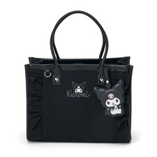 Sanrio Kuromi Square Tote Handbag with Charm Kid Adult 013463 Genuine Japan