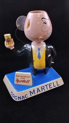 Cognac Martell alte Werbefigur gemarkt Figurine Publicitaire Frankreich