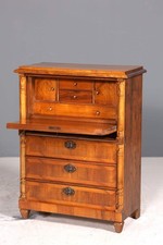 Gründerzeit Sekretär Vertiko Highboard Louis Philippe Kommode Antik Sekretär