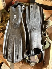plana avanti fins regular black scuba diving used
