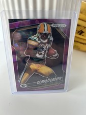 DONALD DRIVER PACKERS /149 PURPLE ICE PRIZM 2025 PANINI PRIZM BLACK FOOTBALL