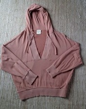 Offline by Aerie Rust Hooded Sweatshirt Loungewear Large