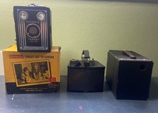 3 Piece Vintage Lot Kodak Brownie Target Six 20, Brownie Special Camera
