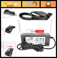 8ft AC/DC Adapter for Bowflex VeloCore Bike - UL Listed Power Supply, 16" Cable