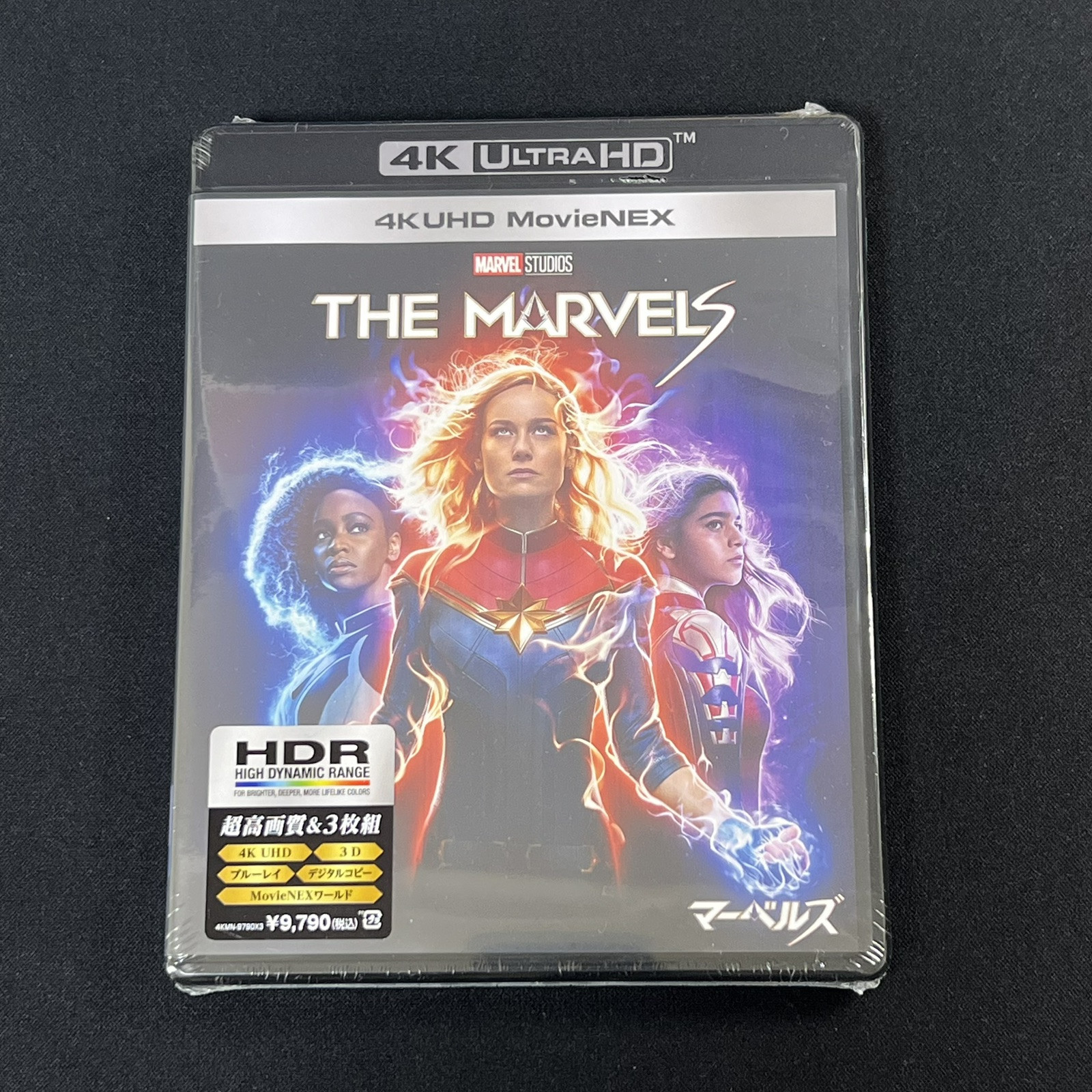 New The Marvels Limited Edition 4K ULTRA HD+3D+Blu-ray Japan English VWAS-7521
