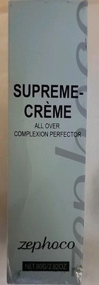 ZEPHOCO SUPREME-CREME ALL OVER COMPLEXION PERFECTOR Dark Skin, Sealed, 2.82 OZ