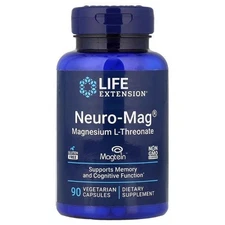 Neuro-Mag Magnesium L-Threonate from 2000 mg Magtein - Life Extension 90caps