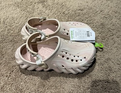 Crocs Echo Quartz Marble Clog Shoes Comfort Slides Sandals Mens Size 6 /Womens 8