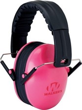 Walker's Folding Kid/Baby Muff Pink Adjustable Headband Comfortable -GWP-FKDM-PK