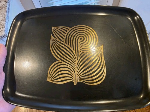 Vintage MCM Rare Couroc Trays Lot Garfinckel’s Abstract & Katchina, Roadrunners - Bild 7 von 12