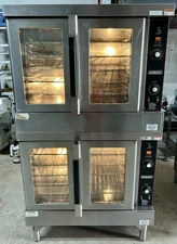 HOBART Double Stack Natural Gas Convection Oven Model: HGC5-10