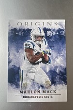 2020 Panini Origins - Marlon Mack #39