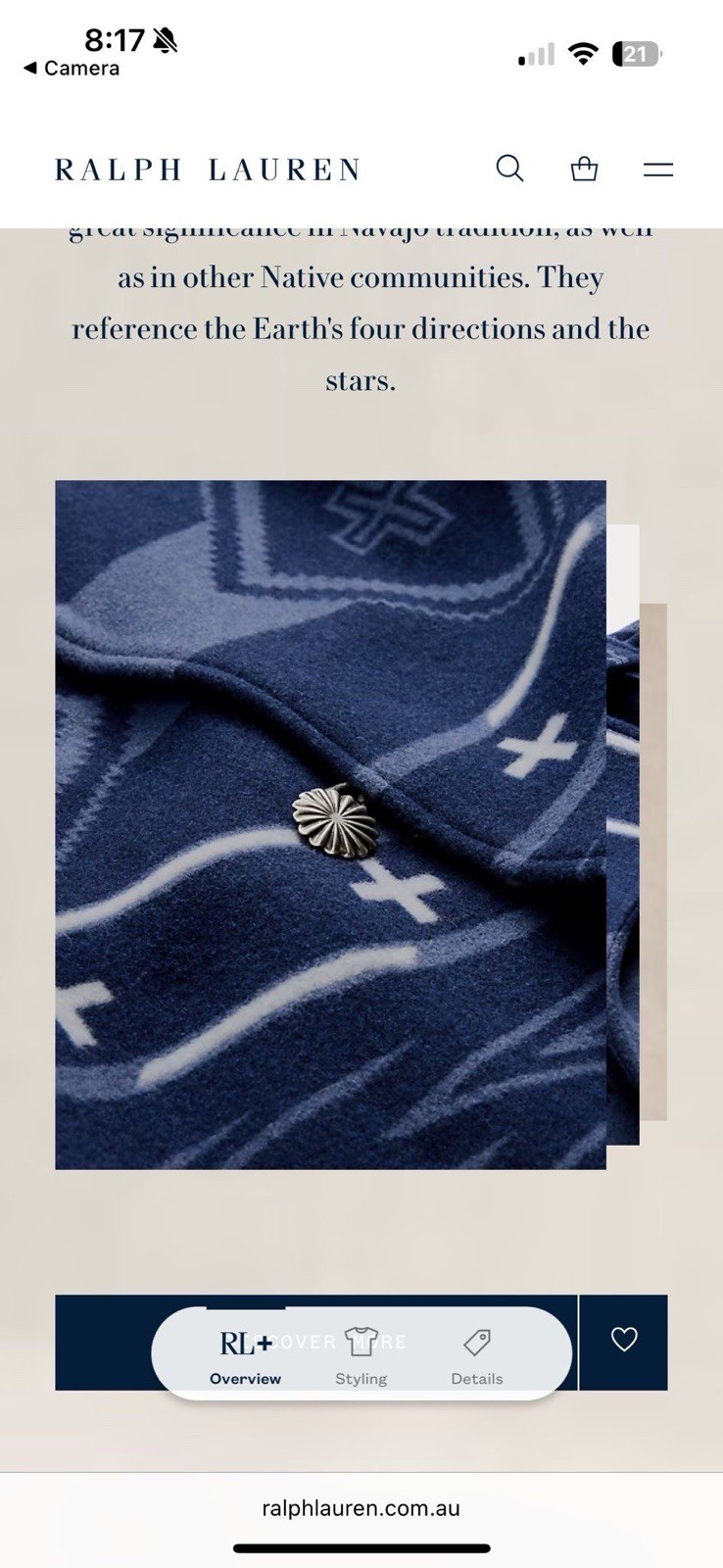 polo ralph lauren Naiomi Glasses wool coat image 6