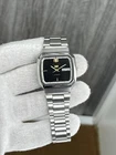 Vintage Seiko 5 Automatic Tv Shape 6309-525J Day/Date Black Dial Mens Wristwatch