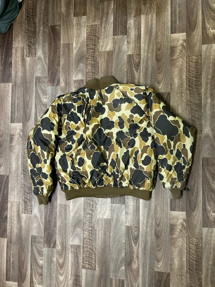 Vintage Columbia Camo And Brown Reversible Insulated Winter Puffer Jacket - Image 2 of 4