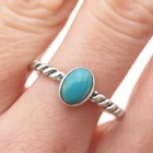 Carolyn Pollack Old Pawn 925 Sterling Silver Vintage Turquoise Ring Size 10.25