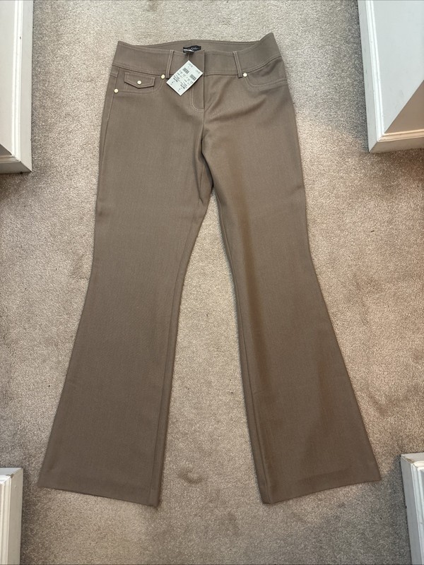 Women’s Cache Camel/brown/bronze Pants NWT Brand New Size 12 Retail $98