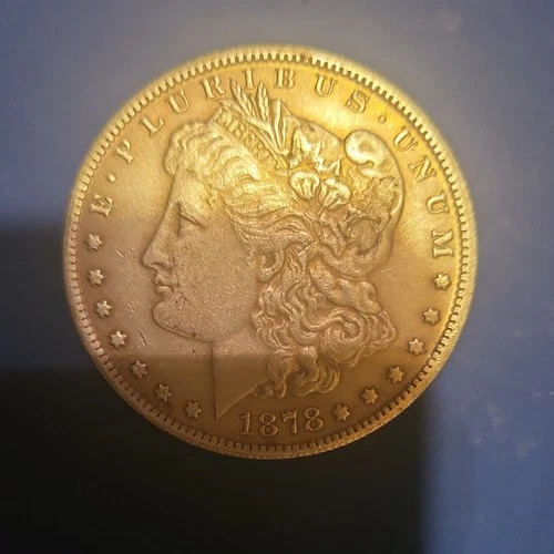 1878 Morgan Silver Dollar $1 Coin Carson City CC 0.9 Fineness US