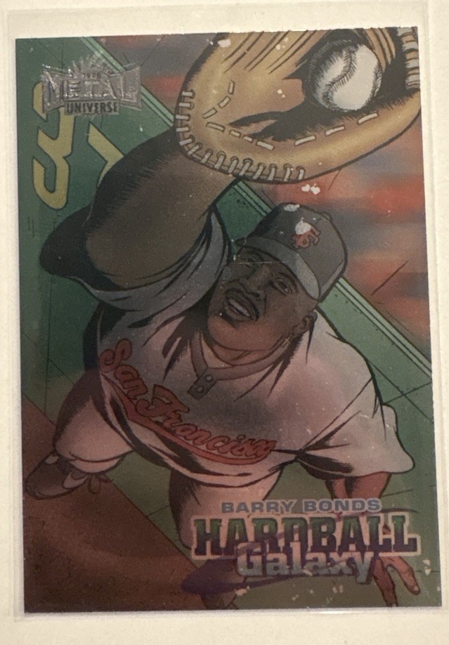 1998 Fleer Metal Universe Barry Bonds HARDBALL Galaxy #203