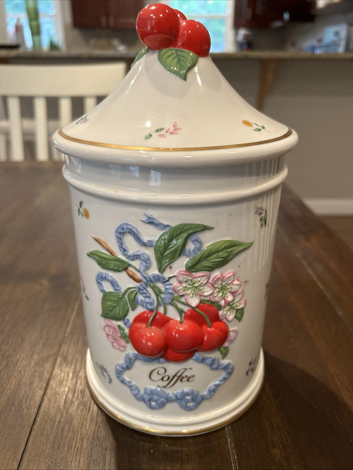 Le Cordon Bleu Franklin Mint Coffee Kitchen Storage Canister