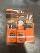 Tink's 3 Pack Scent Dispersal Scent Bombs - Lure and Cover - New Open Box