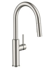 FORIOUS Kitchen Faucet with Pull Down Sprayer, Classic Brushed Nickel, Single...