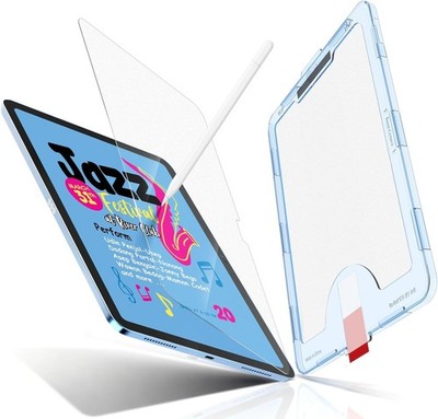 Paperfeel Glass Screen Protector for iPad A16 11th/10th Gen, Auto Alignment Kit