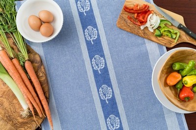 Scottish Thistle Tea Towel Jacquard Cotton Celtic Kitchen Dish Towel Woven
