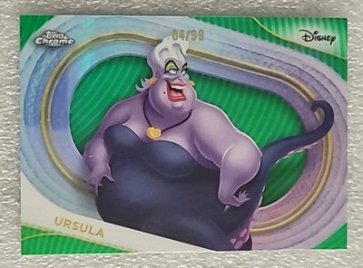 2025 Topps Chrome Disney Ursula Green Refractor /99 #62 | eBay