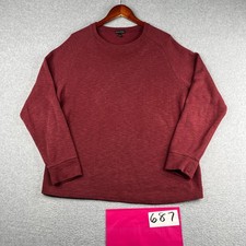 Banana Republic Crew Neck Sweatshirt Red Heather Mens Large Casual