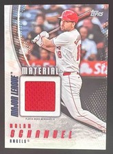 2025 Topps Nolan Schanuel Major League Material Relics #MLM-NS Angels