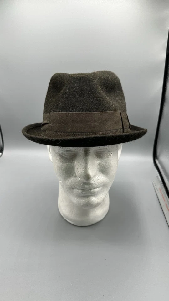 Vintage Borsalino Biella Hat Size 5 1/2 Made In Italy - Image 2 of 4