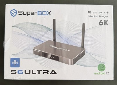 SUPERBOX S6 ULTRA 2025 Model 128GB Android 12 - New Sealed 