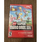 Nintendo New Super Mario Bros. Wii (Wii) Complete Disc & Manual, Multiplayer