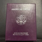 1992 S American Eagle Silver Proof, in OGP w/COA #16