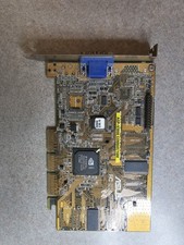 RARE ASUS AGP-V3800/16M PURE NVIDIA RIVA TNT2 16 MB AGP VGA CARD VGA ONLY MXB77